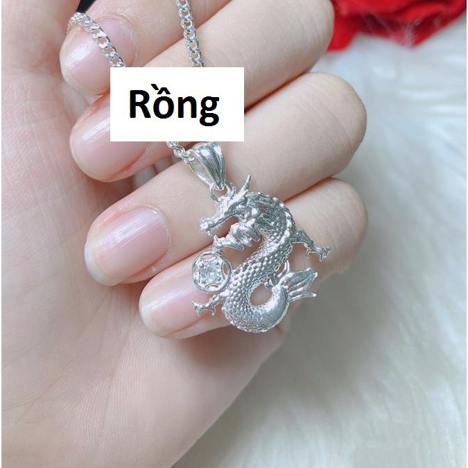 Dây chuyền BẠC TA mặt CON GIÁP cho BÉ yêu