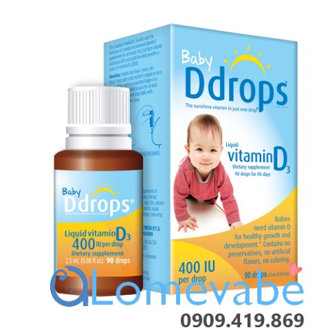 Vitamin d drop d3 mỹ