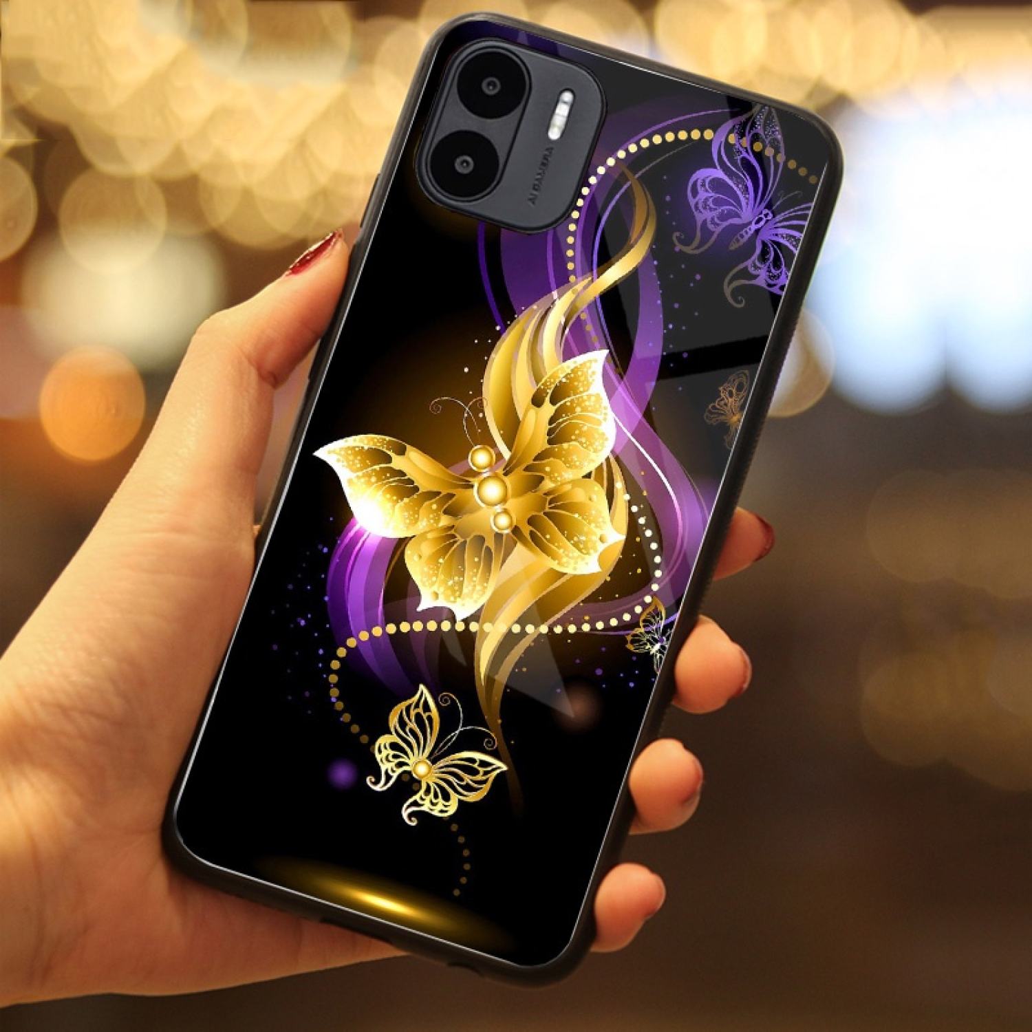 Ốp Lưng Kính 3D XIAOMI REDMI A1, A2, A1 Plus, A2 Plus  PHIÊN BẢN MỚI