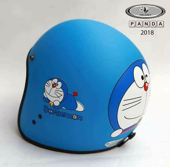 [HCM]Nón bảo hiểm doremon cao cấp 3/4 chất liệu tốt