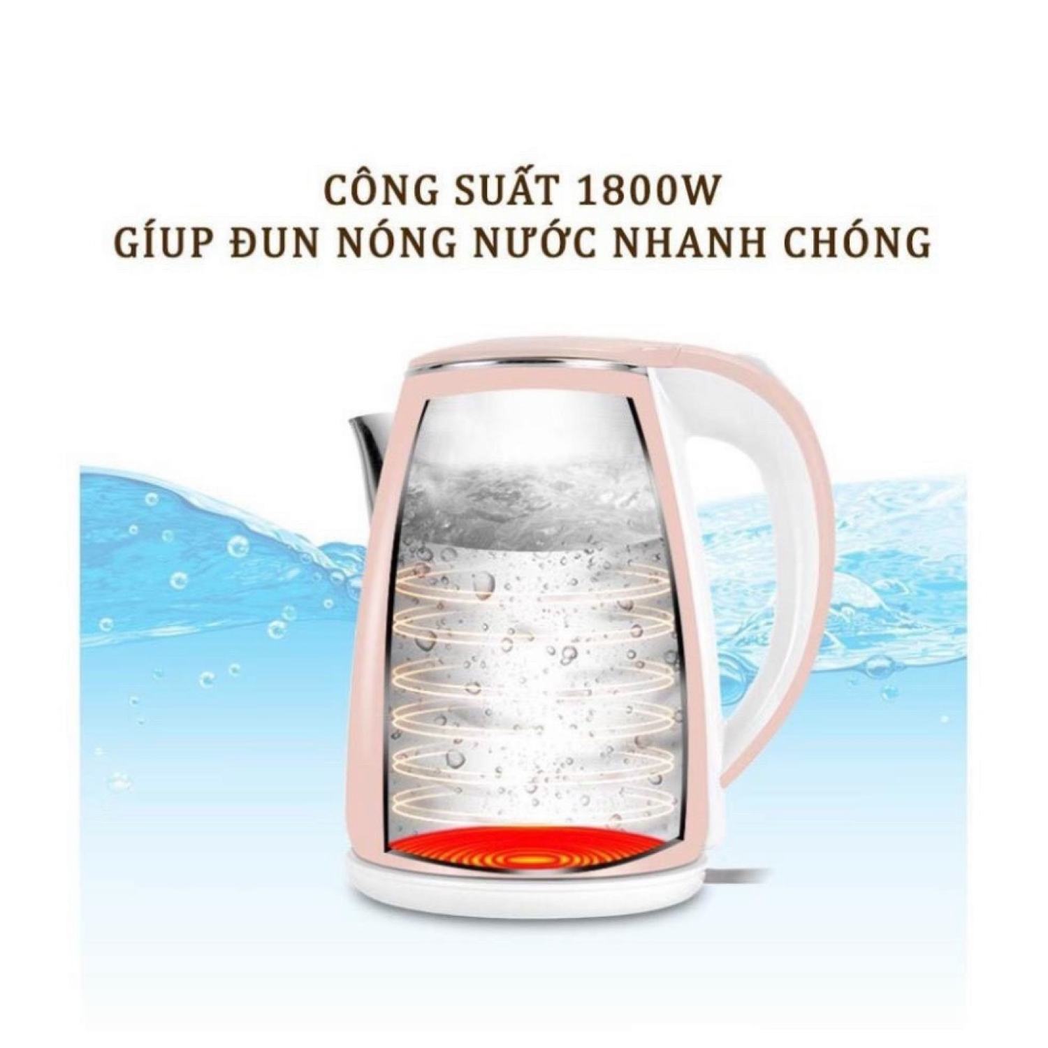 Ấm Siêu Tốc JIPLAI Thái Lan 2 LỚP 2,5L 🌿