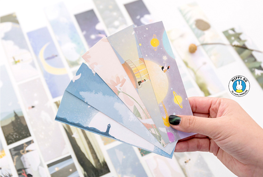 [HCM]Hộp 30 bookmark giấy SALLEY GARDEN