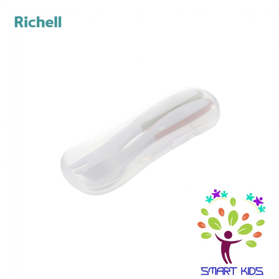 Bộ muỗng nĩa t.l.i richell (kèm hộp)