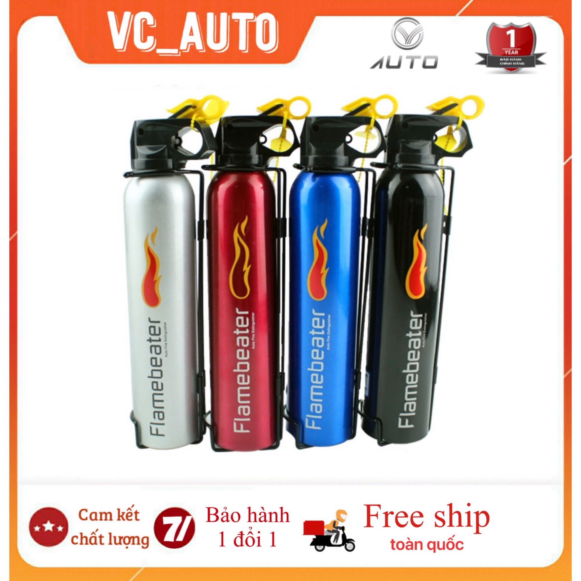 Bình cứu hỏa mini cho ô tô, xe hơi Flamebeater