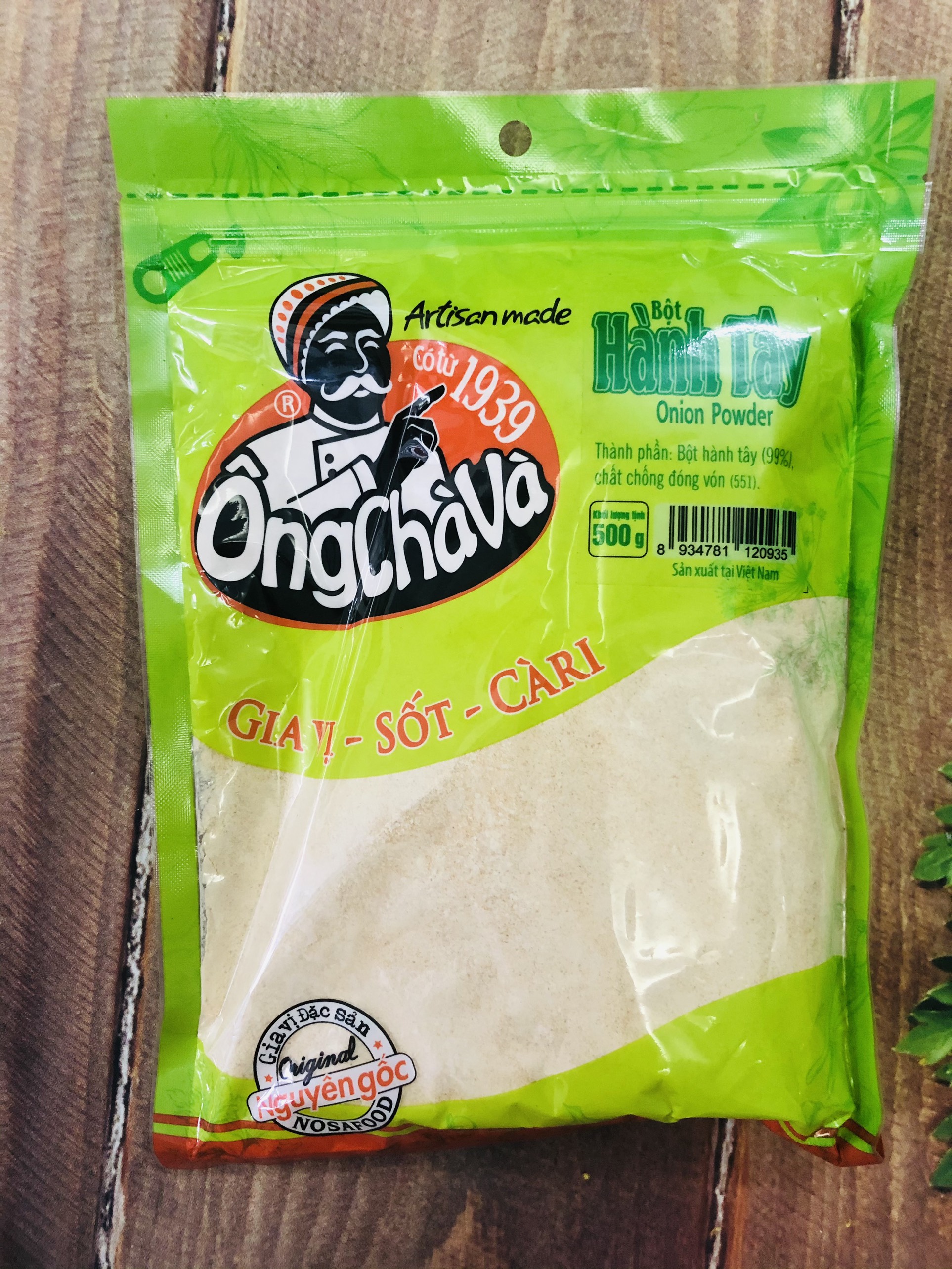 Gói 100g bột hành tây ( Ông Chà Và) - doanvat_hangduong