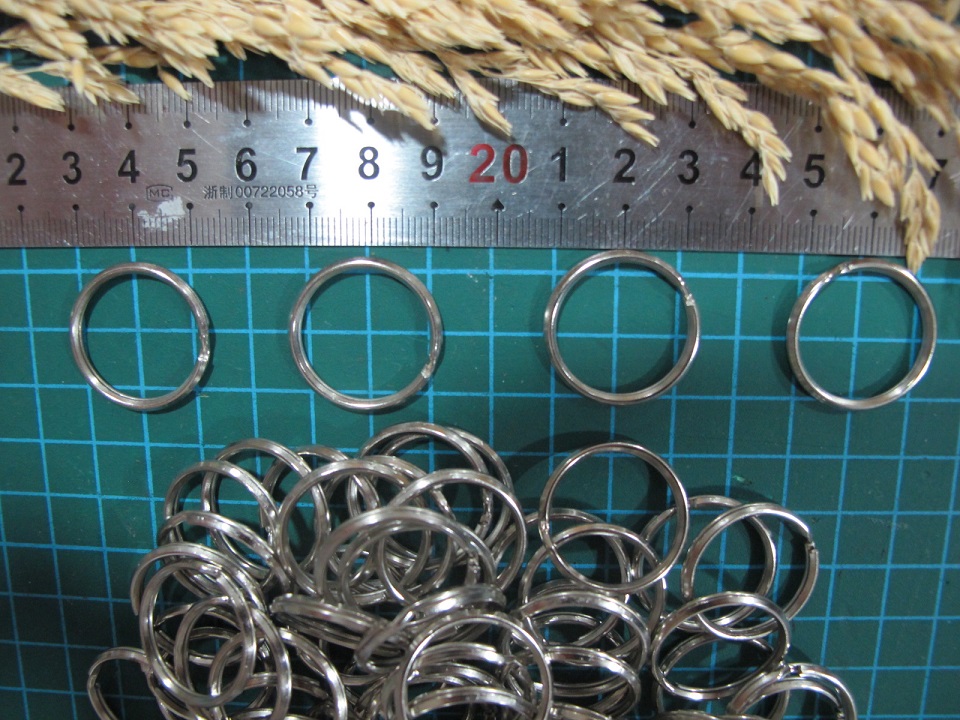 [HCM]Combo 50 Khoen Tròn INOX móc chìa khóa