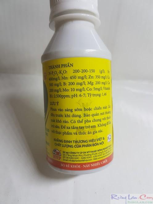 Phân Bón Lá HVP Vitamin B1 100ml