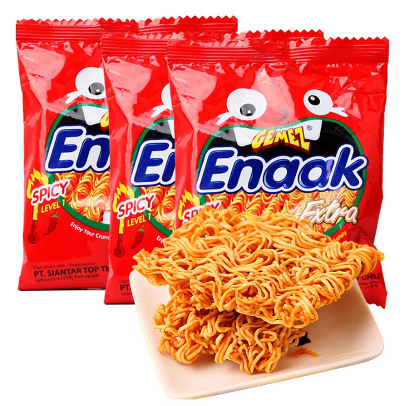 [2 vị] Snack mì tôm Enaak gói 30g - Indonesia