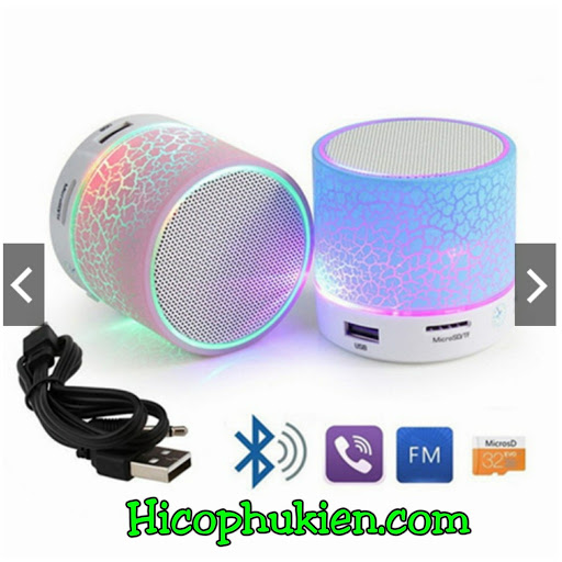 [HCM]LOA BLUETOOTH MINI CÓ LED A 9- LOA BLUETOOTH MINI - LOA BLUETOOTH MINI CÓ LED A9 QS301 - LOA BLUETOOTH NGHE NHẠC ÂM THANH CỰC ĐỈNH NGHE NHẠC TO RÕ