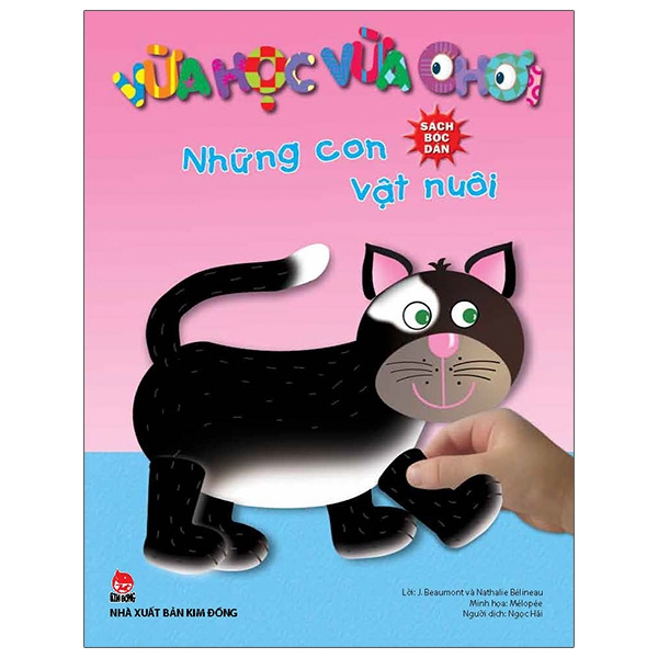 Fahasa - Vừa Học Vừa Chơi: Những Con Vật Nuôi - Sách Bóc Dán (Tái Bản 2020)