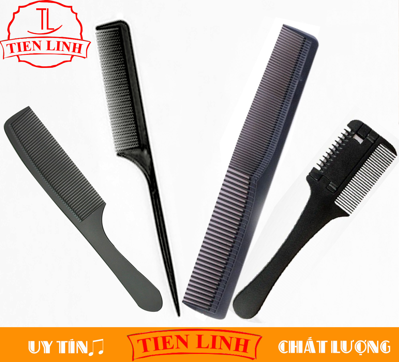 Combo hair clip comb + hair trimmer + comb 2 teeth Style + Tony and Guy comb