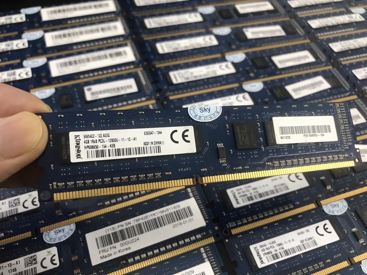 Ram PC Kingston 4GB PC3L DDR3 1600MHz
