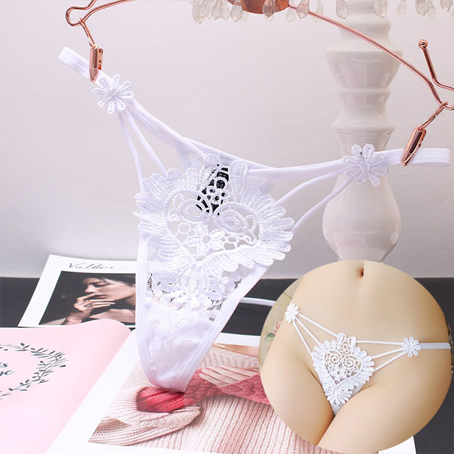 [FREESHIP + ÁP MÃ GIẢM 10%] Quần Lót Nữ Lọt Khe Xuyên Thấu 3 Dây Đối Xứng Đính Hoa Hướng Dương Freesize Dưới 60Kg