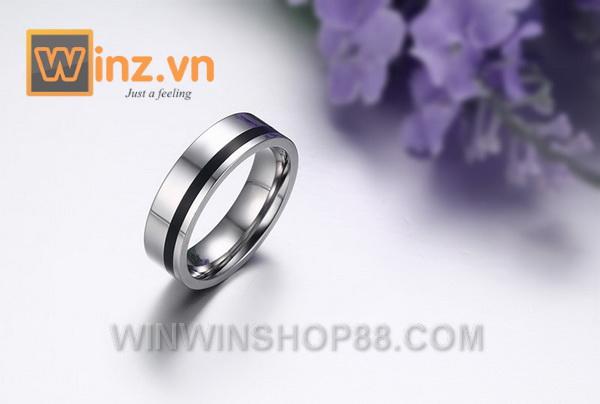[HCM]Nhẫn cặp tình nhân N236 Size 5 (Màu bạc)
