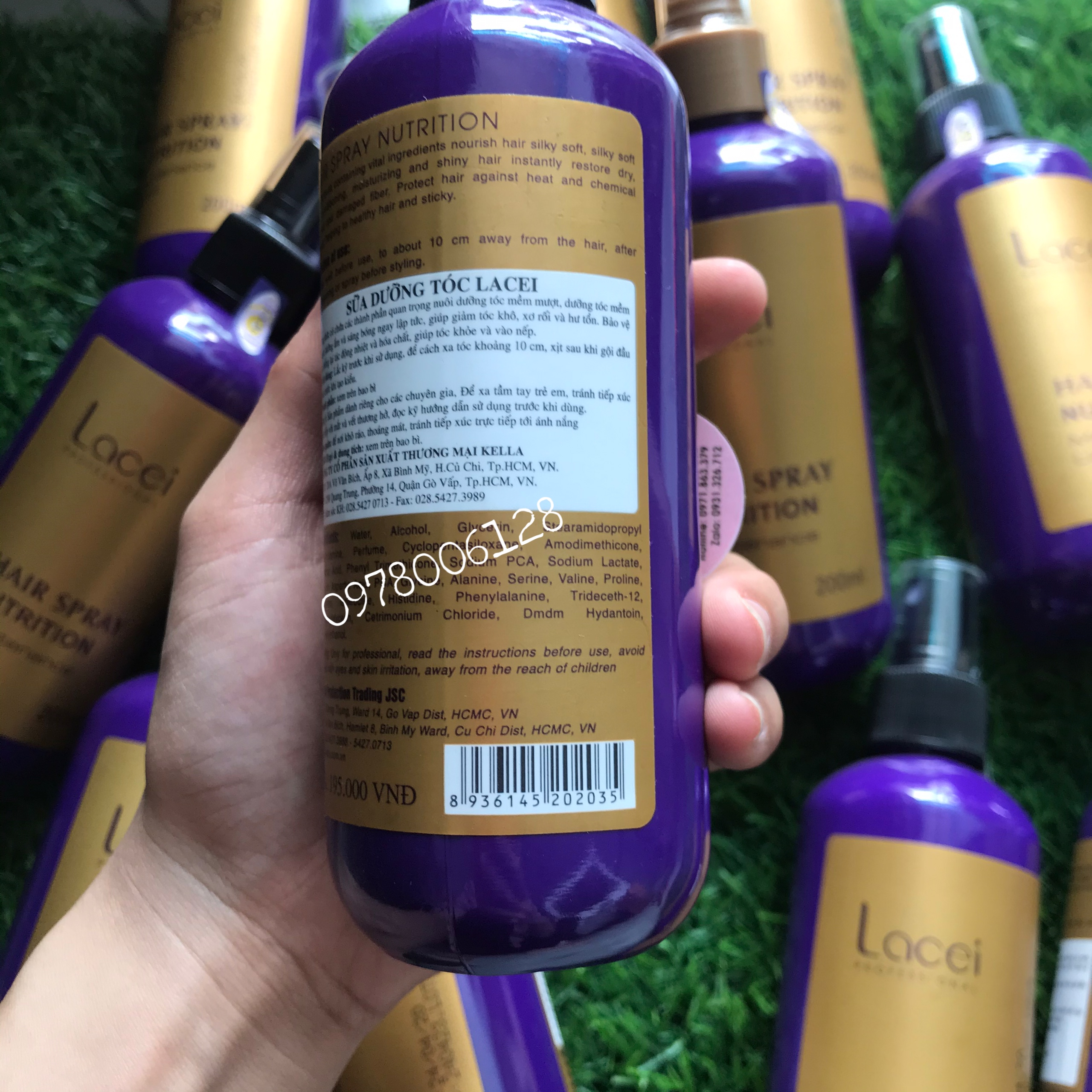 Sữa dưỡng tóc Lacei Extra Rich phục hồi tóc hư tổn 200ml