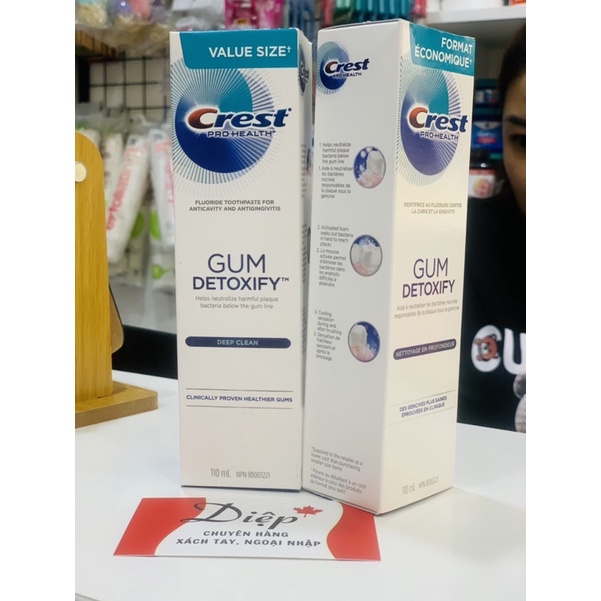 Kem Đánh Răng Crest Pro Health (Gum Detoxify)🇨🇦❤️🇨🇦❤️🇨🇦