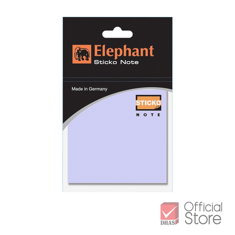 Giấy note, giấy ghi chú 3x3cm Elephant (Thái Lan)