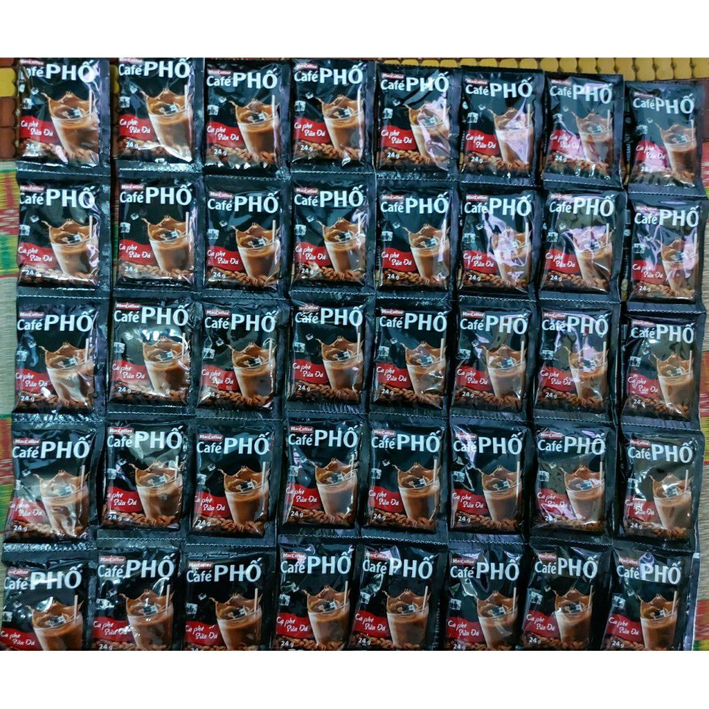 Cà phê PHỐ sữa đá dây 10 gói× 24g