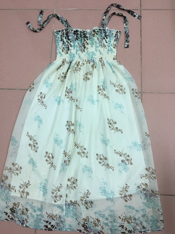 Váy macxi thiết kế lẻ size M( cho bạn nặng 42-50kg)