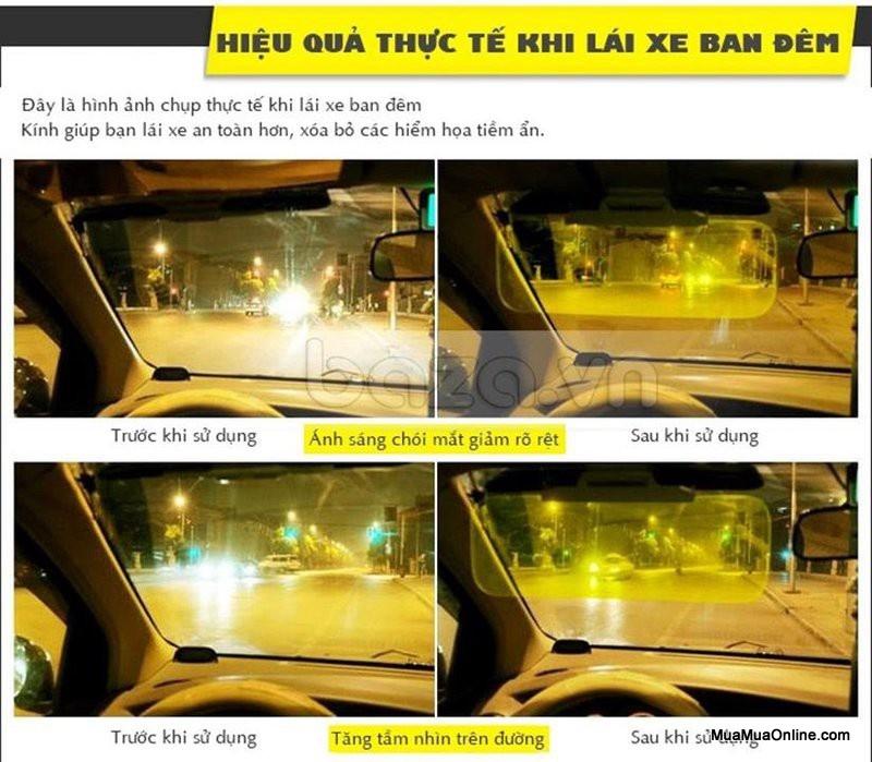 Mắt Kính Thời Trang Nhìn Xuyên Đêm Loại Tròn Night View