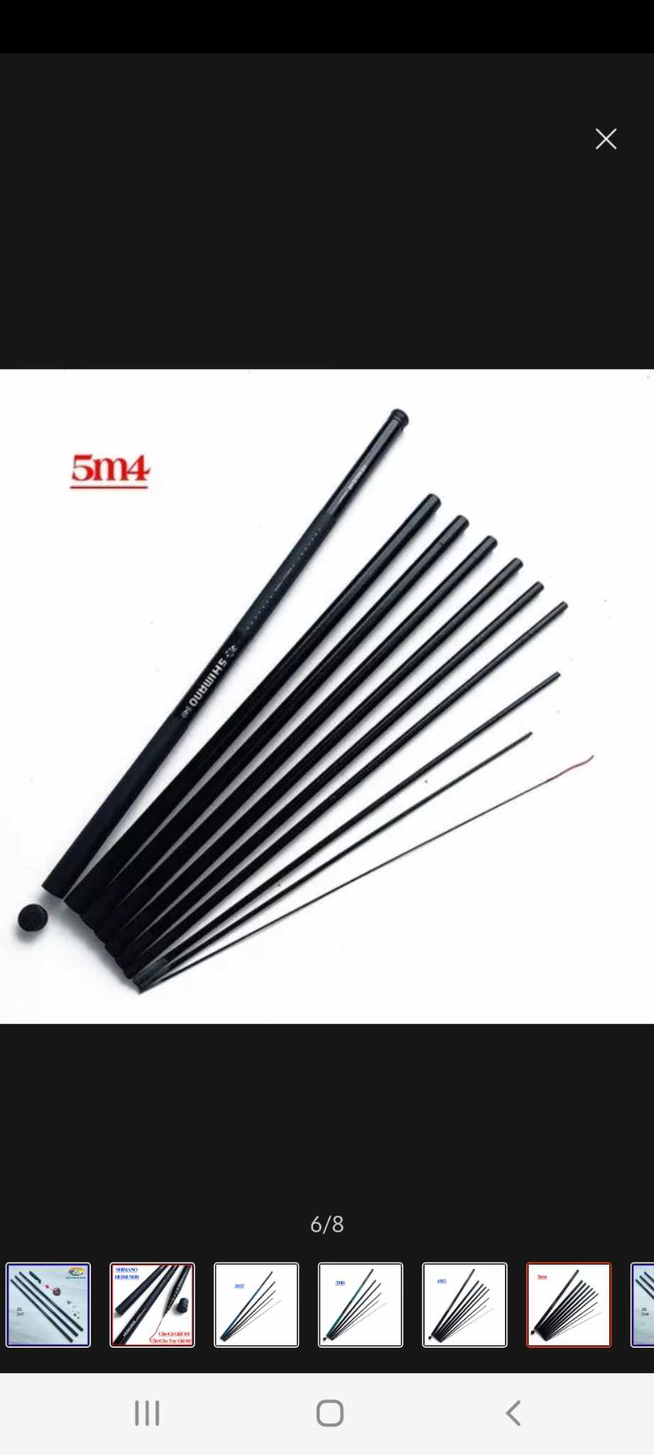[Cần Câu Tay shimano Giá Rẻ] Cần Câu Tay shimano 2m7--5m4 ( Tặng ốp Cần)