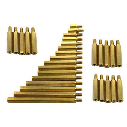 10 cái Trụ đồng lục giác đực-cái M3