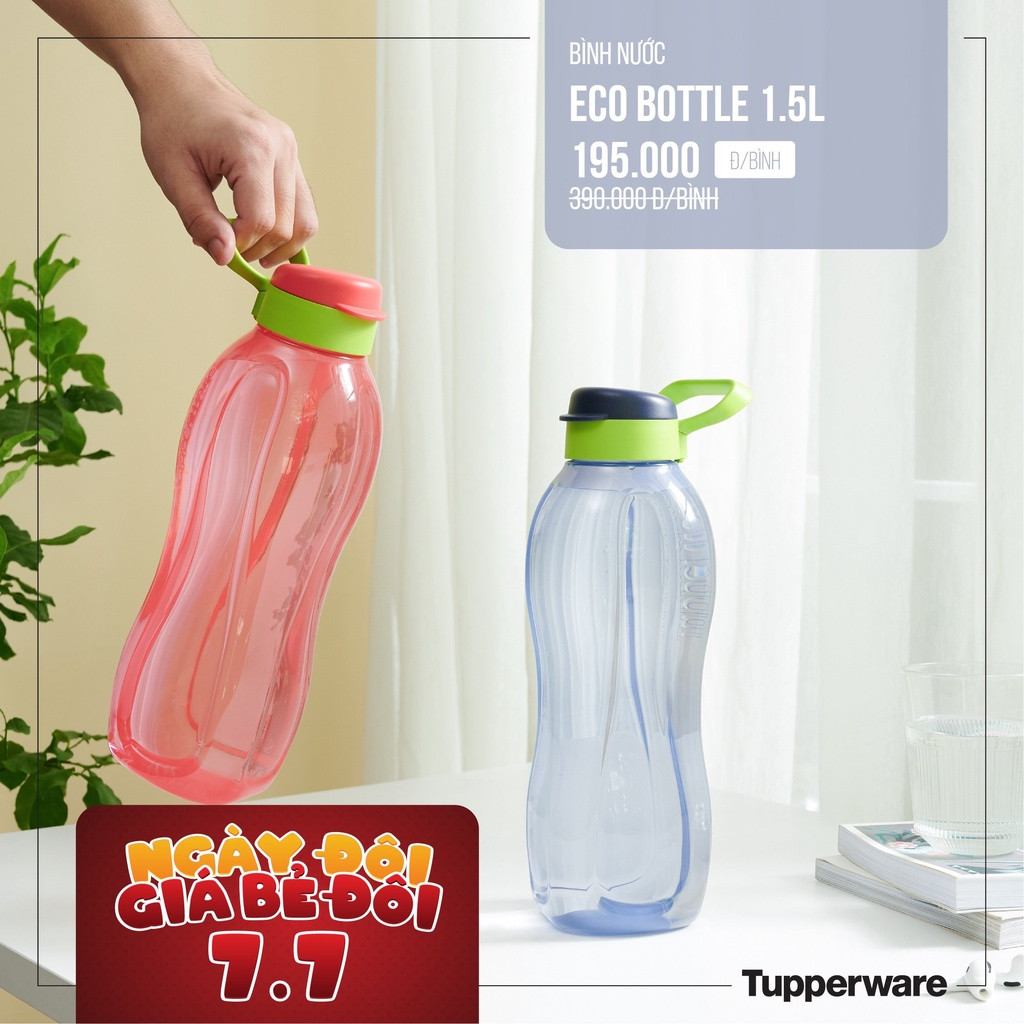 Bình nước Eco bottle 1.5L- tupperware