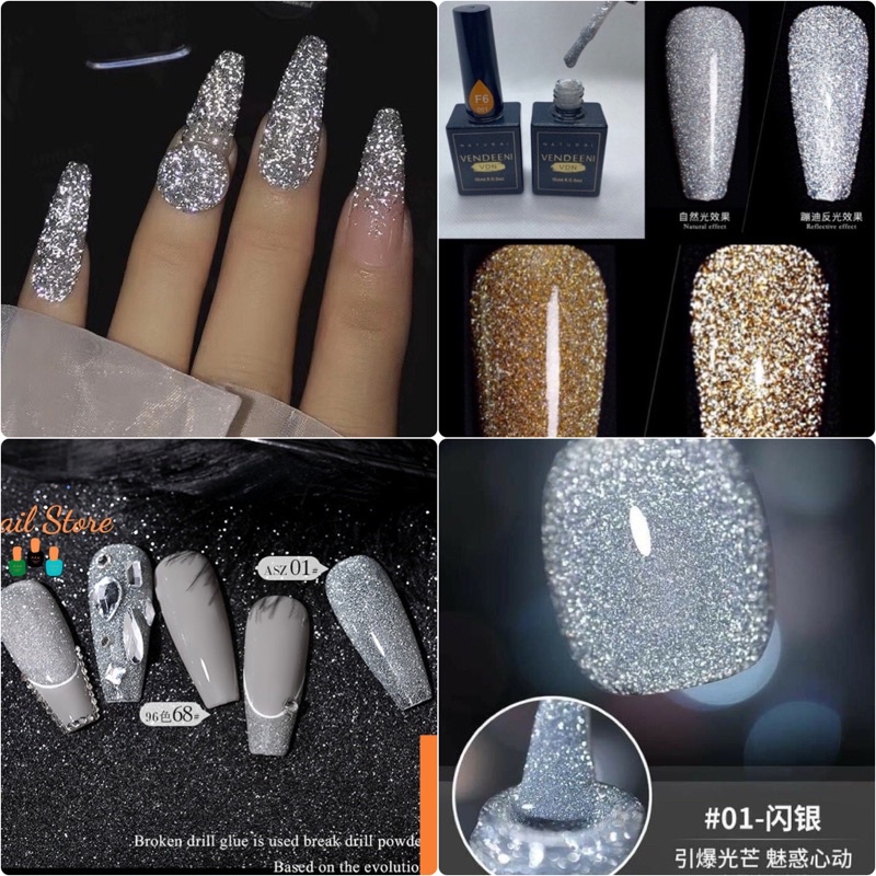Sơn gel nhũ flash phản quang siêu sáng