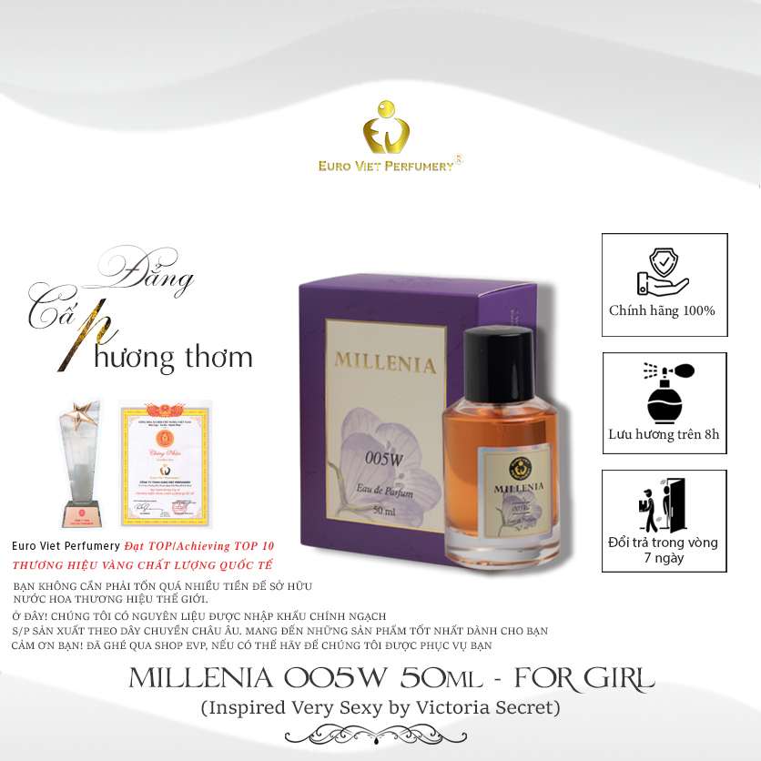 Nước hoa millenia 005w . 10ml-50ml