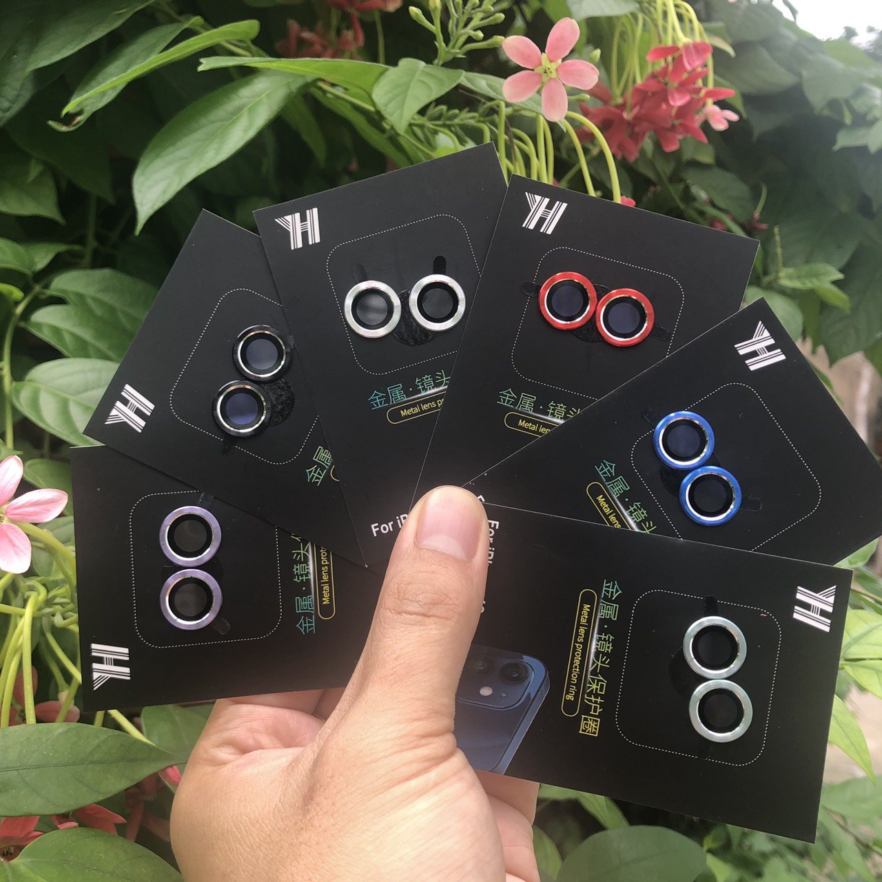 Bộ 2 Vòng Bảo Vệ Camera IPhone 12,12 Mini - Chống Bụi, Hạn Chế Vân Tay & Mờ Camera