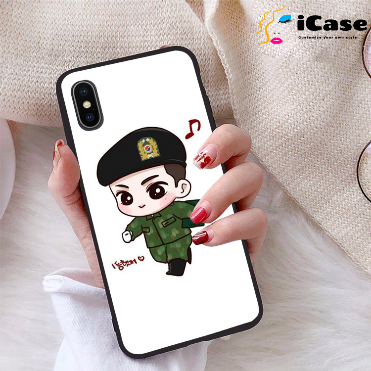 Ốp lưng iPhone X viền dẻo TPU BST Chibi
