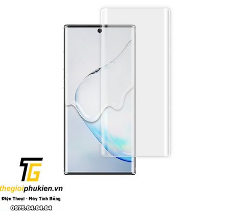 Mặt kính cường lực chiếu tia UV dành cho Samsung Galaxy Note 10, Note 10 Plus, Note 20 Ultra