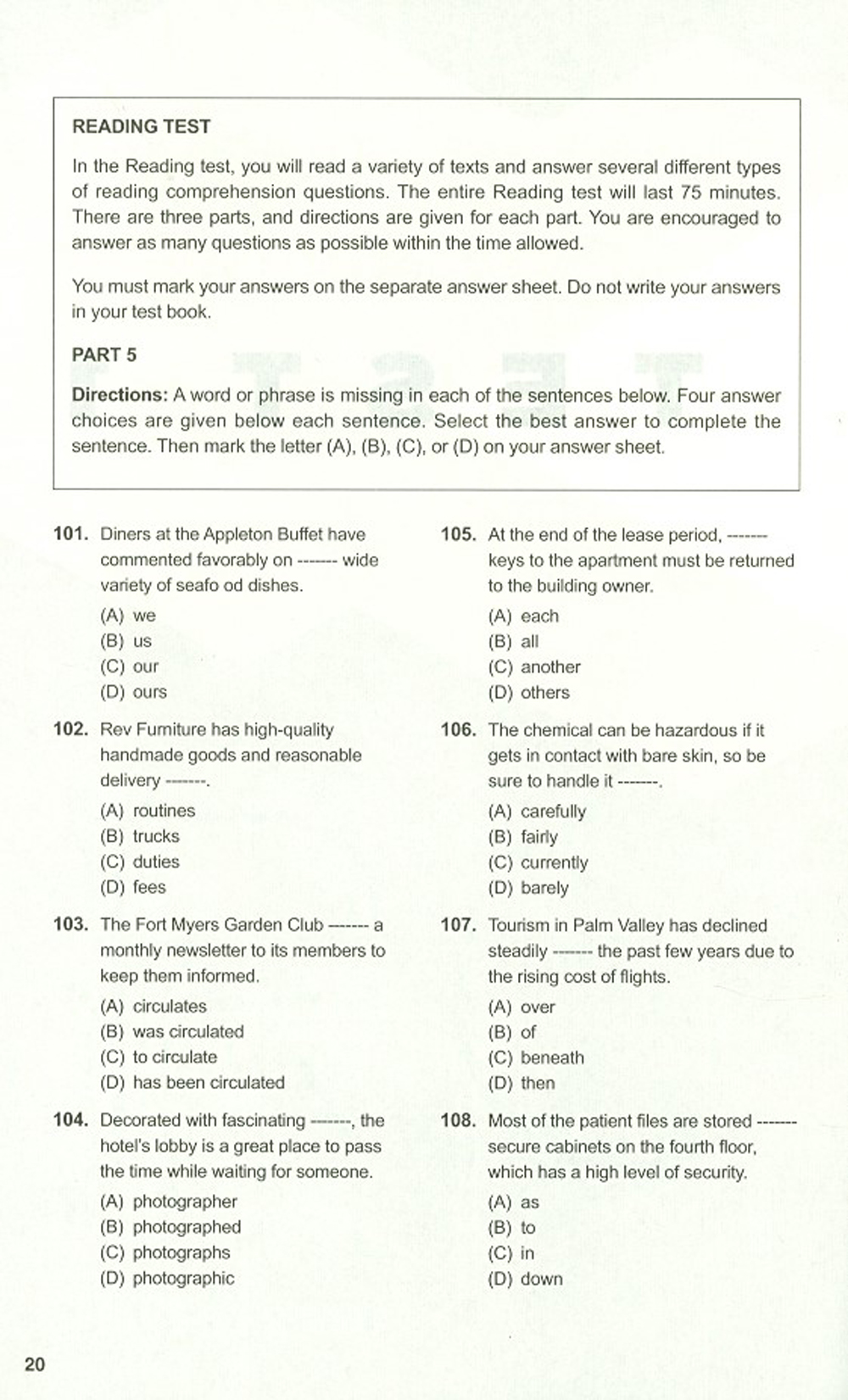 Ybm Actual Toeic Reading 1000 - 2