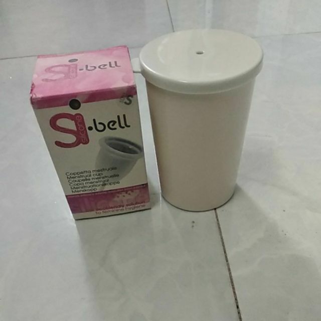 (SALE CHỈ MỘT NGÀY) Cốc Nguyệt San Sibell Size L ( Tặng Cốc tt+ Túi vải)