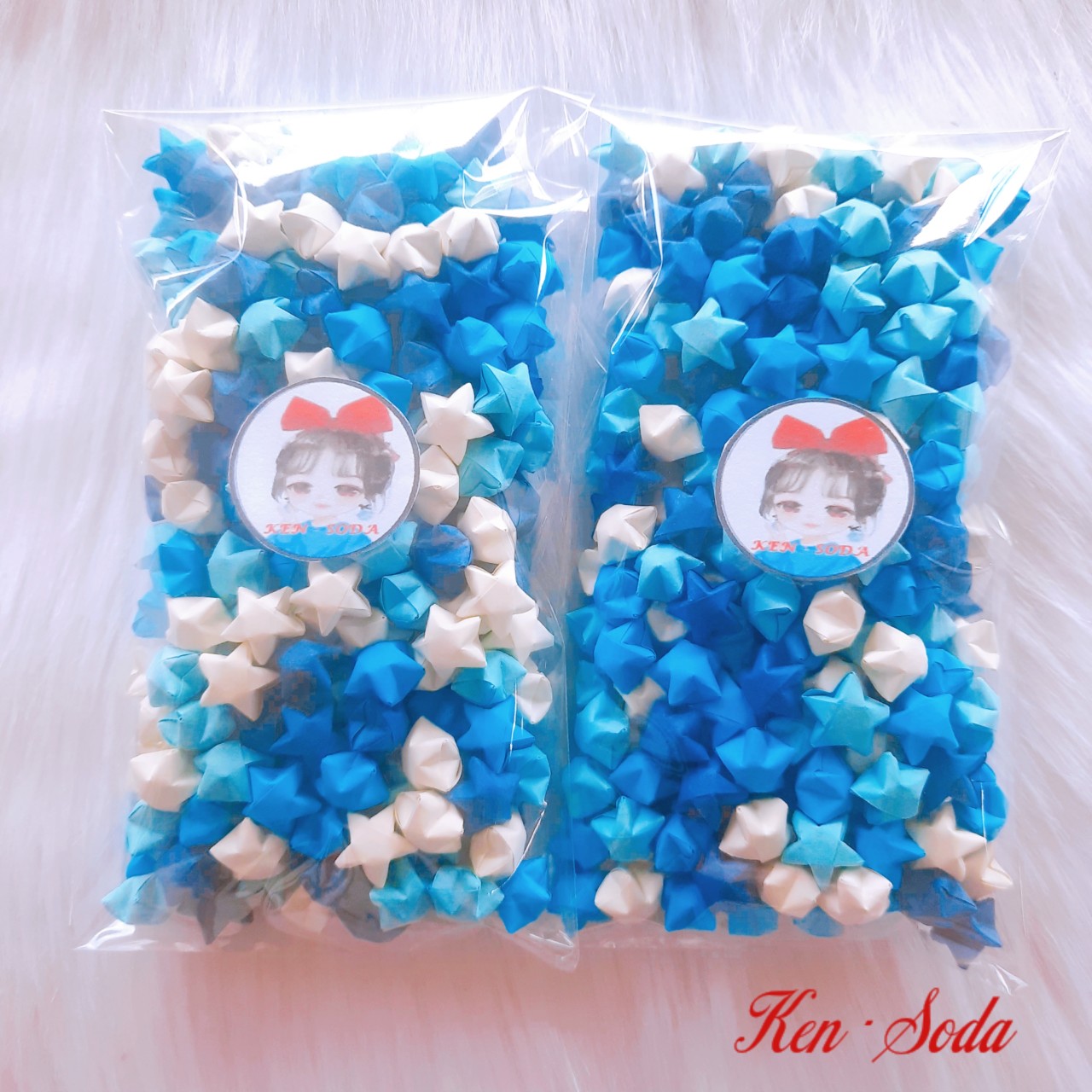 Set 100, Set 250, Set 500 ngôi sao giấy gấp sẳn