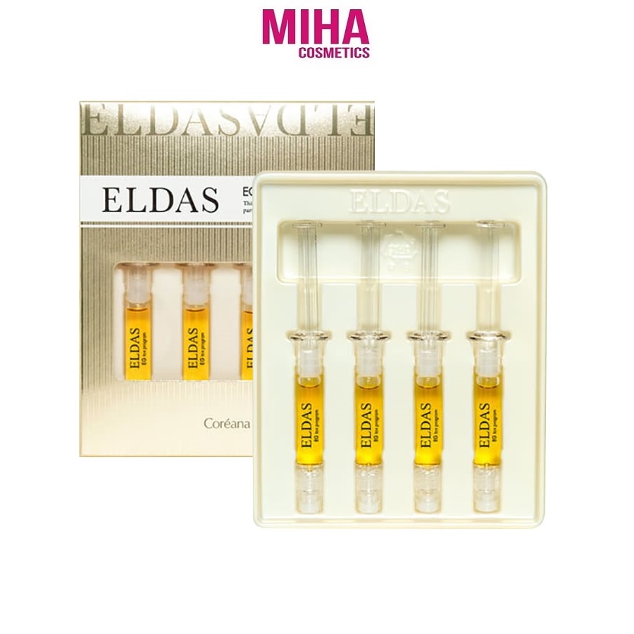 Hộp 4 Ống Serum Tế Bào Gốc Chống Lão Hóa Trẻ Hóa Làn Da Eldas EG Tox Program Hàn Quốc