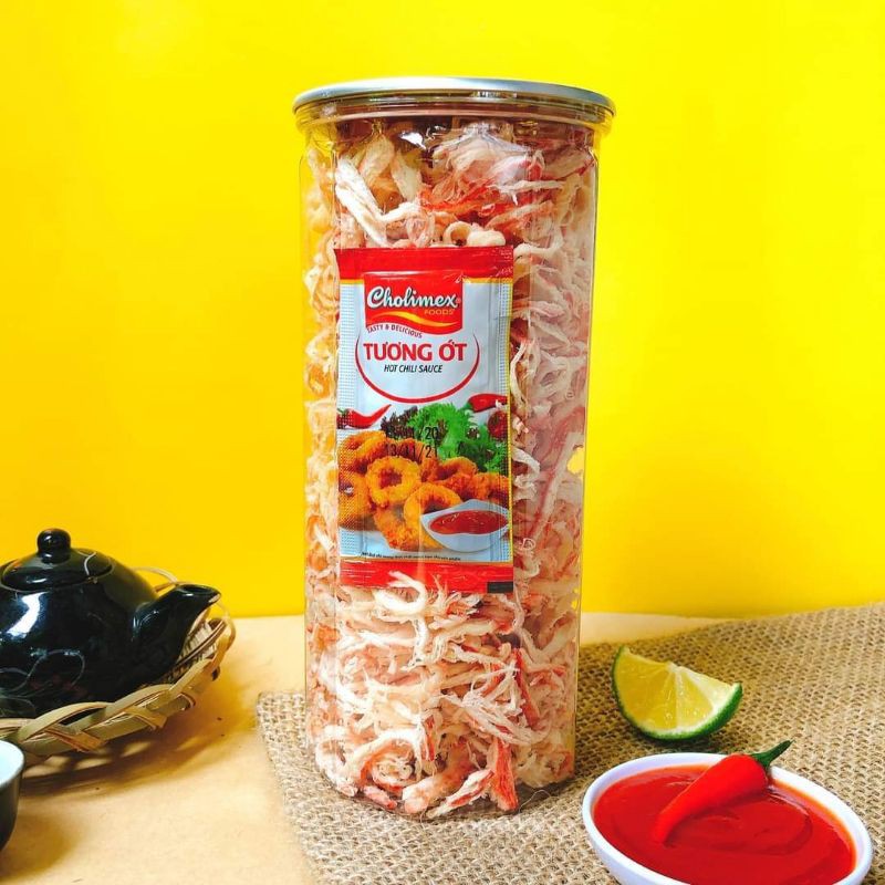 Sỉ Mực Hấp Cốt Dừa Lon