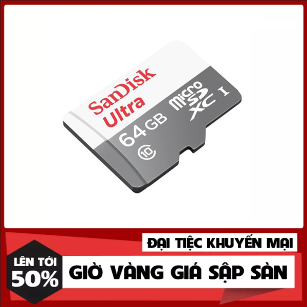 [Hàng Mới Về] Thẻ Nhớ MicroSDXC SanDisk Ultra 64GB Class 10 80MB/s - Hàng Chính Hãng