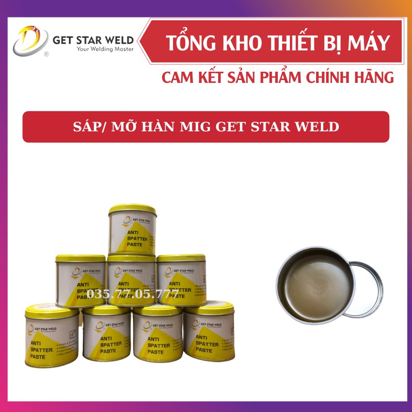 Sáp/ Mỡ Hàn Mig Mỡ Sử Dụng Cho Máy hàn MIG làm tăng tuổi thọ béc hàn, chụp hàn