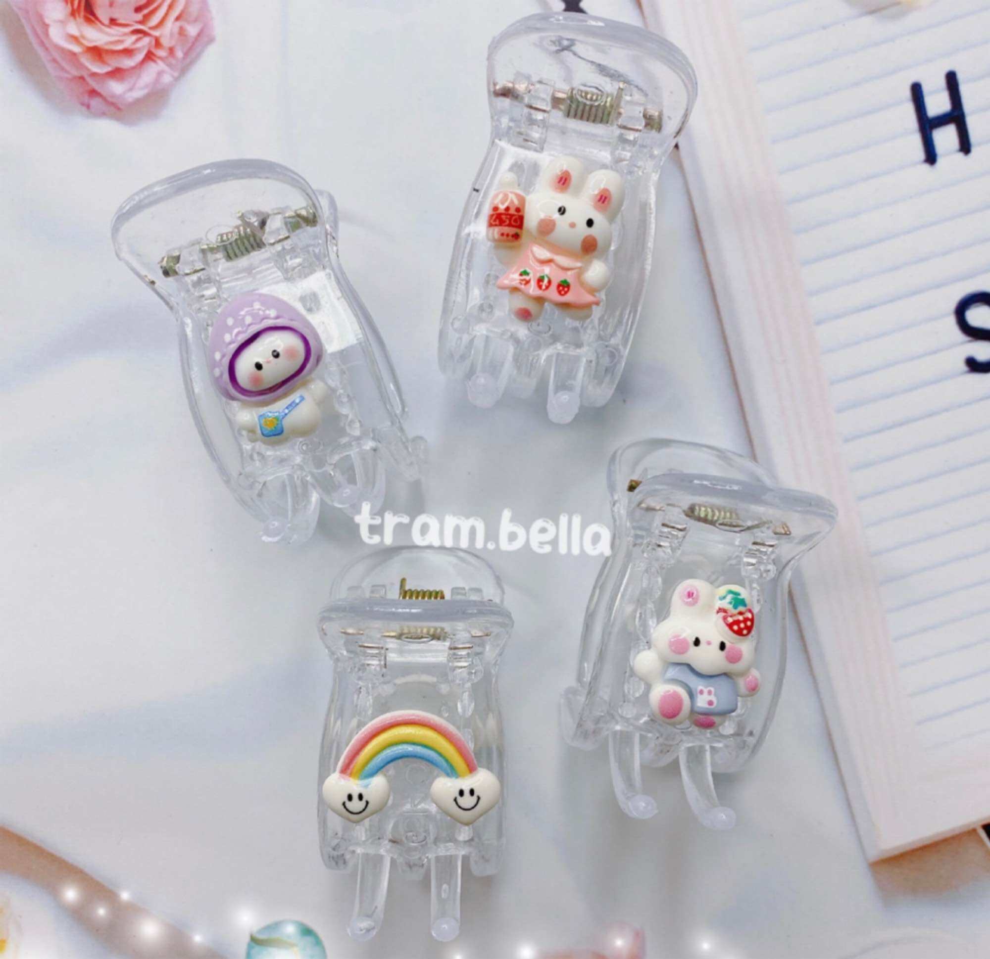 kẹp tóc càng cua hình 5 răng
