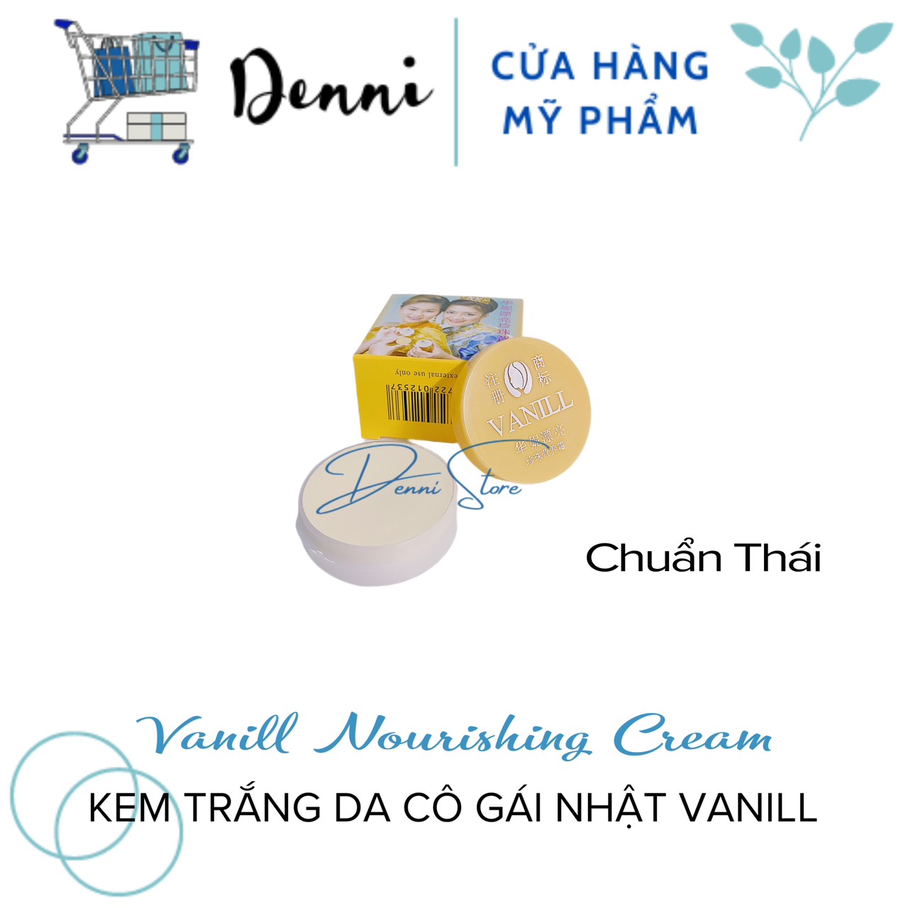 [HCM]Kem dưỡng trắng da Vanill chuẩn thái
