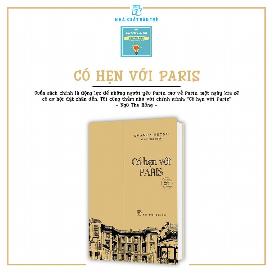 Sách NXB Trẻ - CÓ HẸN VỚI PARIS