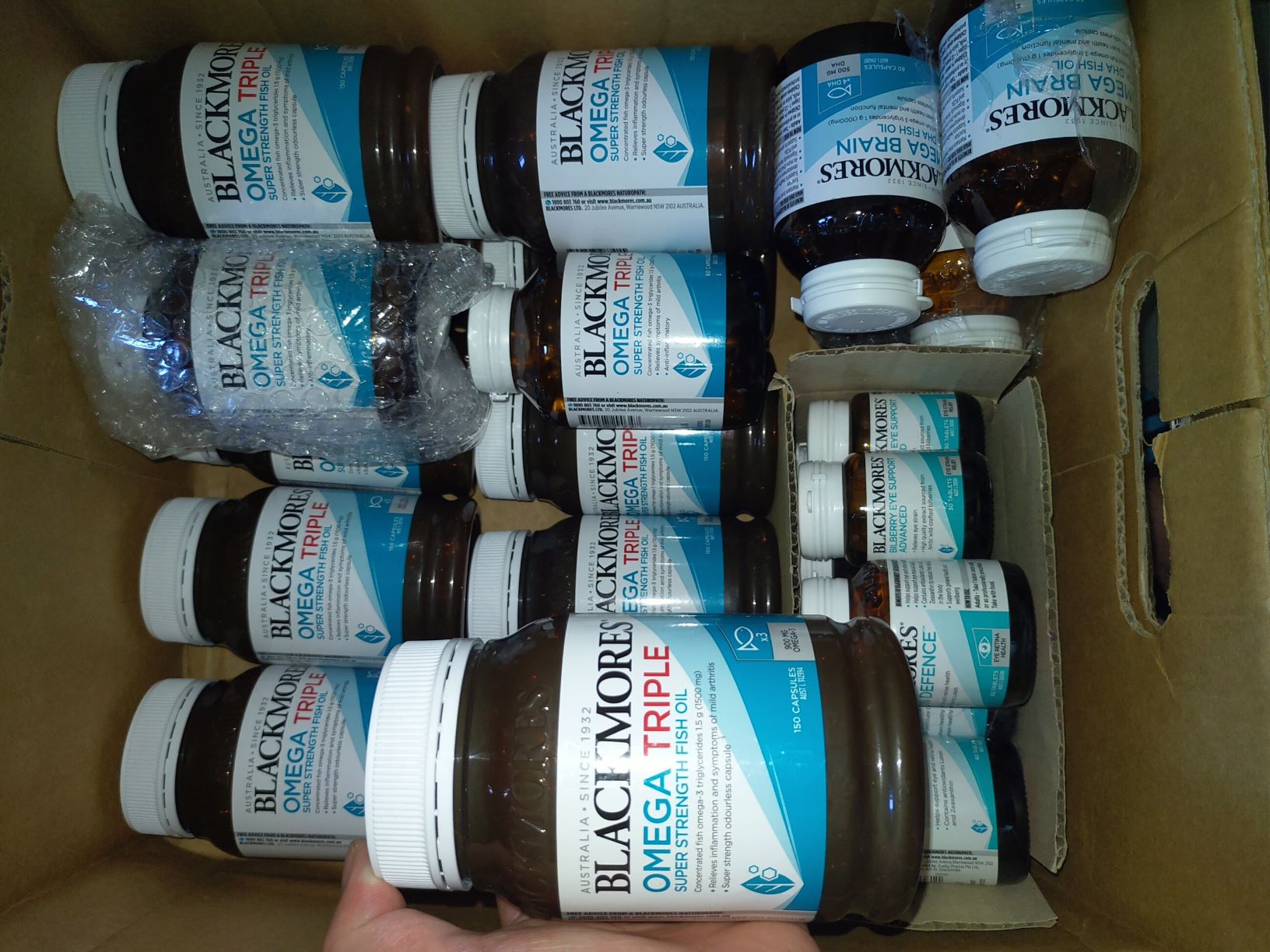 [Bill Úc, Date mới] Blackmores Omega Triple Suprer Strength Fish Oil 60 Capsules - Dầu cá không mùi hàm lượng cao Blackmore cung cấp 3x Omega 3 giúp giảm viêm & các triệu chứng viêm khớp nhẹ