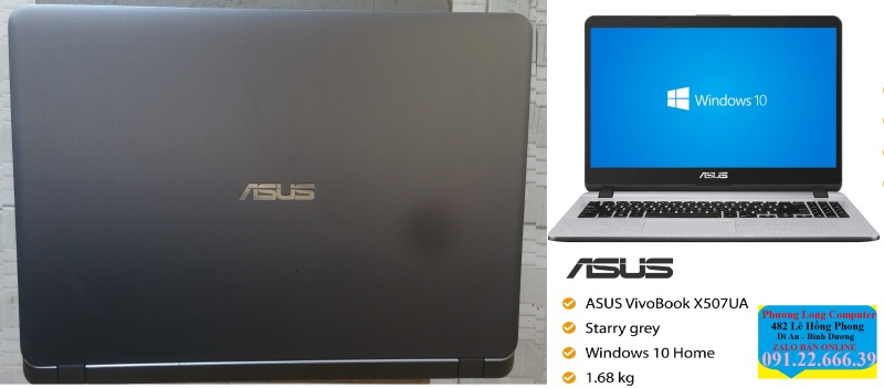 Bảng giá Laptop Asus Vivobook X507UA, i3 7020U, 4GB, SSD 128Gb, HDD 1TB, HD Graphics 620, 15.6inch Siêu nhẹ 1.68Kg (Máy mới 97%) Phong Vũ