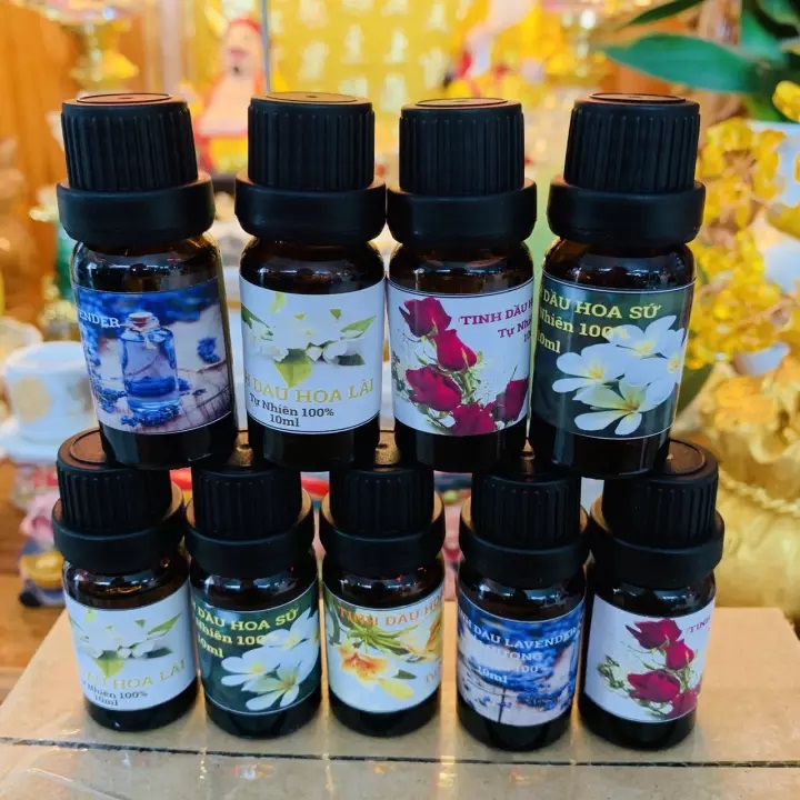 [HCM]TINH DẦU XÔNG ĐỦ MÙI CHAI 10ML - CHANH XÃ
