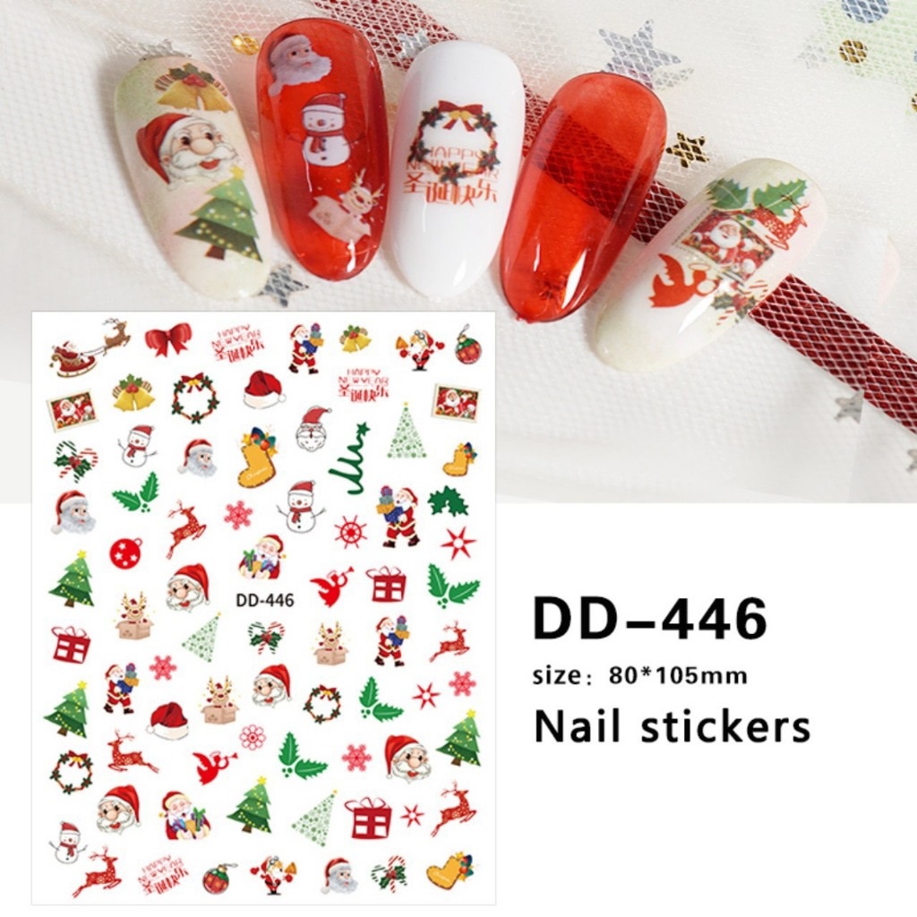 Sticker Dán Móng Noel Cập Nhật (Mẫu Mới 2023)