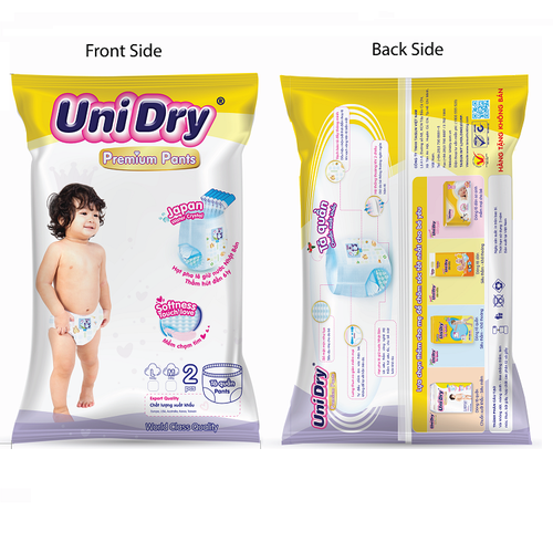 [Tặng thêm 8 miếng ] Tã quần Unidry size M60-L54