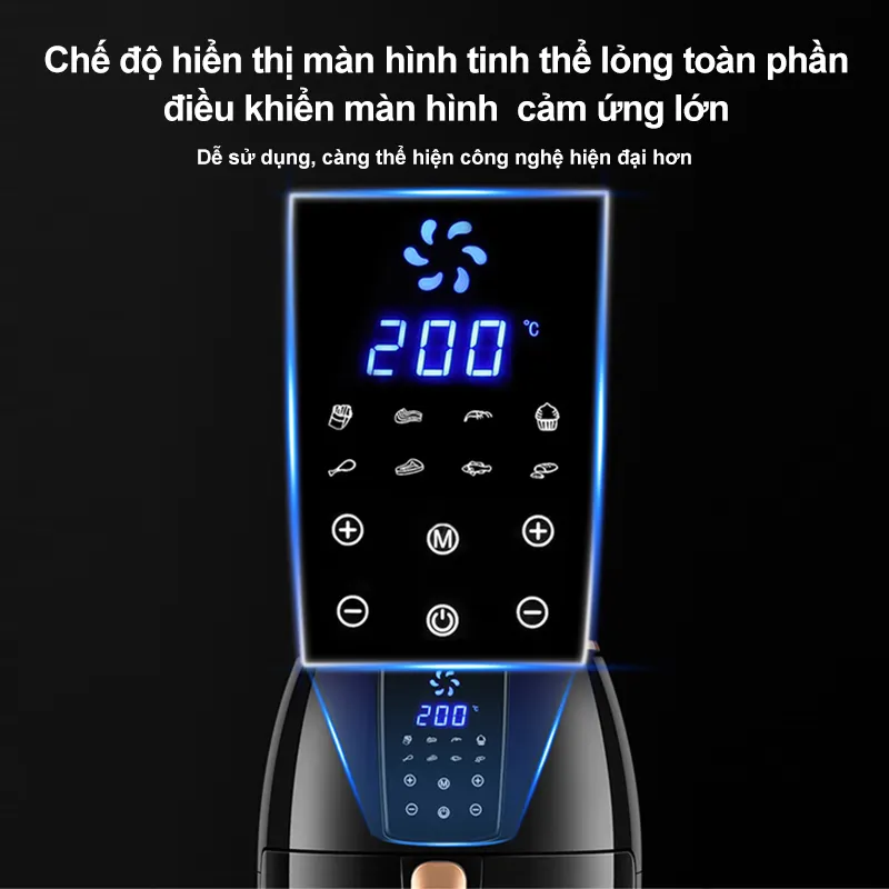 [Bảo hành 12 tháng] Nồi chiên không dầu điện tử 4,5L