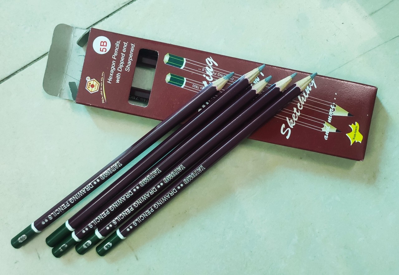 Bút chì gỗ 5b tatomo 7800