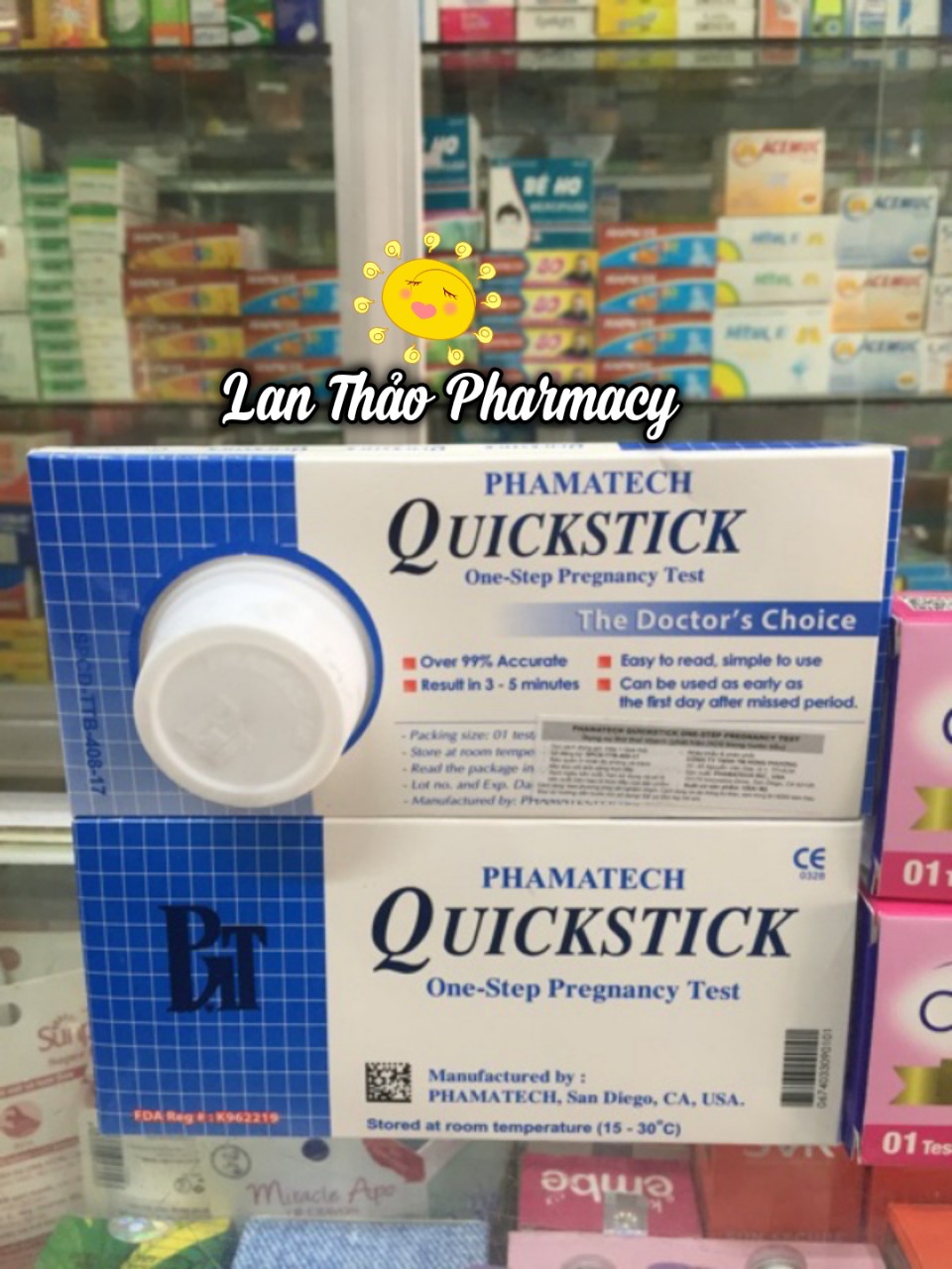 [HCM] QUE THỬ THAI QUICKSTICK CHÍNH HÃNG GIÁ TỐT